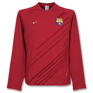 07-08 Barcelona L/S Travel Top - Red