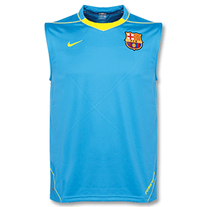 07-08 Barcelona Sleeveless Training Top - Sky