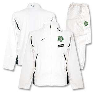 Nike 07-08 Celtic Woven Warm Up Suit - White