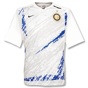 07-08 Inter Milan Pre Match Top S/S - White