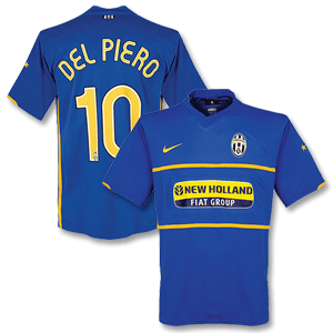 07-08 Juventus Away Shirt + Del Piero No.10