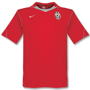 Nike 07-08 Juventus S/S Training Top - Red