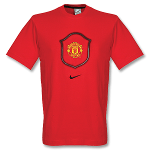 Nike 07-08 Man Utd S/S Tee - Red