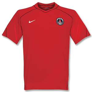 Nike 07-08 PSG Pre Match S/S Top - Red