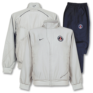 Nike 07-08 PSG Woven Warm Up Suit - Grey