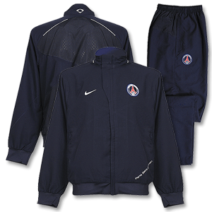 Nike 07-08 PSG Woven Warm Up Suit - Navy