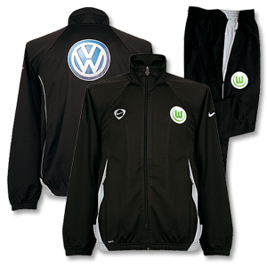 Nike 07-08 Wolfsburg Warm Up Suit - Black