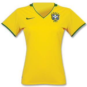 Nike 07-09 Brasil Home Womens Shirt