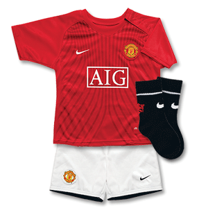 Nike 07-09 Man Utd Home Infants Kit