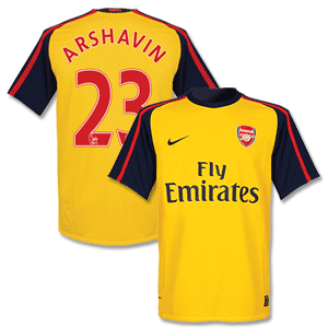 08-09 Arsenal Away Shirt + Arshavin 23