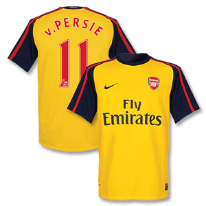 08-09 Arsenal Away Shirt   v.Persie 11