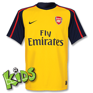 08-09 Arsenal Away Shirt Boys