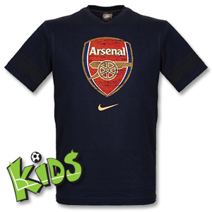Nike 08-09 Arsenal Graphic Tee - Boys - Navy