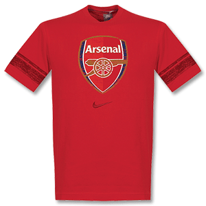 Nike 08-09 Arsenal Graphic Tee red