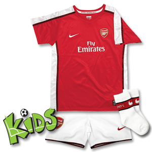 Nike 08-09 Arsenal Home Little Boys Kit - Red