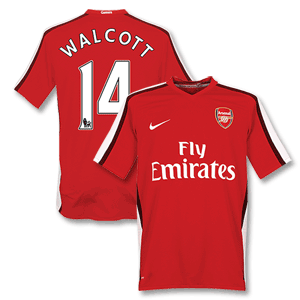 Nike 08-09 Arsenal Home Shirt   Walcott 14