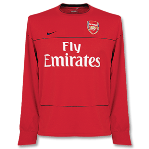 Nike 08-09 Arsenal Lightweight Top red