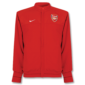 08-09 Arsenal Line Up Jacket - Red
