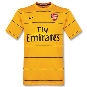 Nike 08-09 Arsenal Pre Match Top yellow