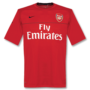Nike 08-09 Arsenal Training Top red