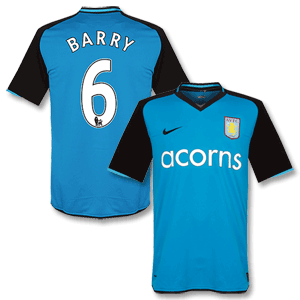 Nike 08-09 Aston Villa Away Shirt   Barry 6