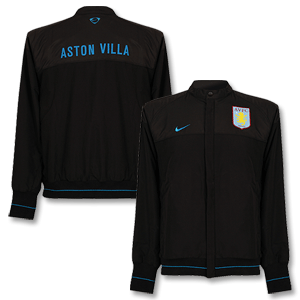 Nike 08-09 Aston Villa Line Up Jacket - Black