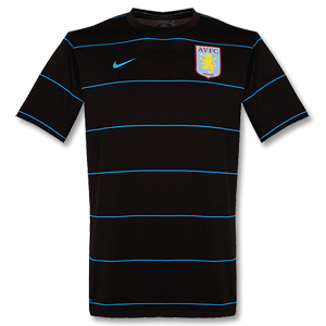 Nike 08-09 Aston Villa Pre Match Top - Black/Sky