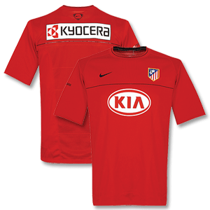 Nike 08-09 Atletico Madrid Training Top Red