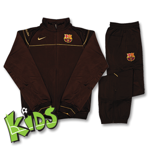 Nike 08-09 Barcelona Knit Warm-Up Suit - Boys - Brown