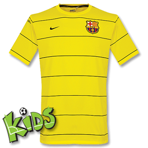Nike 08-09 Barcelona Pre-Match Top - Boys - Yellow