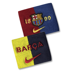 Nike 08-09 Barcelona Wristband - red/yellow