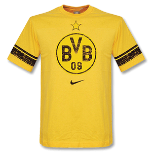 08-09 Borussia Dortmund Graphic Tee - Yellow