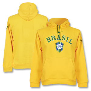 Nike 08-09 Brasil Federation Hoody - Yellow