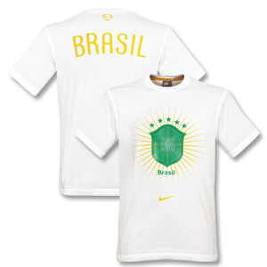 Nike 08-09 Brasil Federation Tee - White