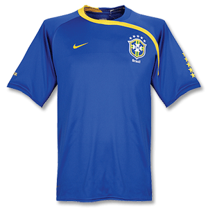 Nike 08-09 Brasil S/S Cut and Sew Training Top - Royal