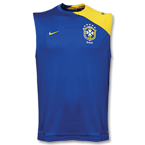 Nike 08-09 Brasil Sleeveless Cut and Sew Training Top - Royal