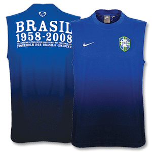 Nike 08-09 Brasil Sleeveless Top - Royal