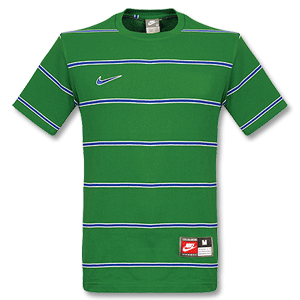 Nike 08-09 Brasil Striped Tee - Green