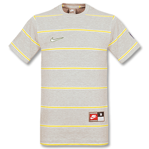 Nike 08-09 Brasil Striped Tee - Grey