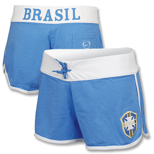 Nike 08-09 Brasil Training Shorts - Womenand#39;s - Sky/White