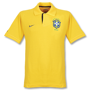 Nike 08-09 Brasil Travel Polo - Yellow