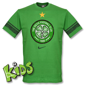 Nike 08-09 Celtic Graphic Tee - Boys - Green