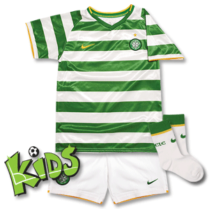 Nike 08-09 Celtic Home Little Boys Kit