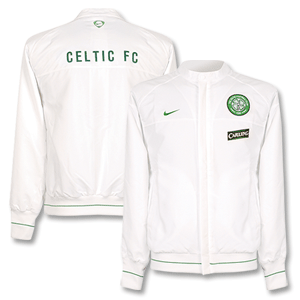 Nike 08-09 Celtic Line Up Jacket White