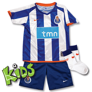 08-09 FC Porto Home Infants Kit - Royal/White