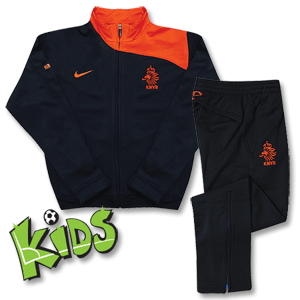 Nike 08-09 Holland Knit Warm Up Suit - Boys - Navy