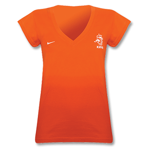 Nike 08-09 Holland Womens S/S Top - Orange
