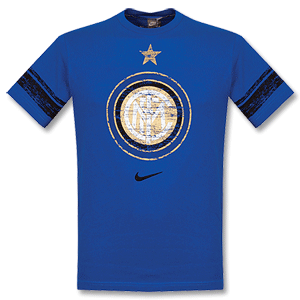 08-09 Inter Milan Graphic Tee - Blue