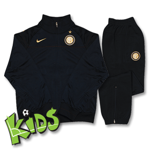 08-09 Inter Milan Knit Warm Up - Boys - Navy
