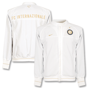 08-09 Inter Milan Line Up Jacket - White